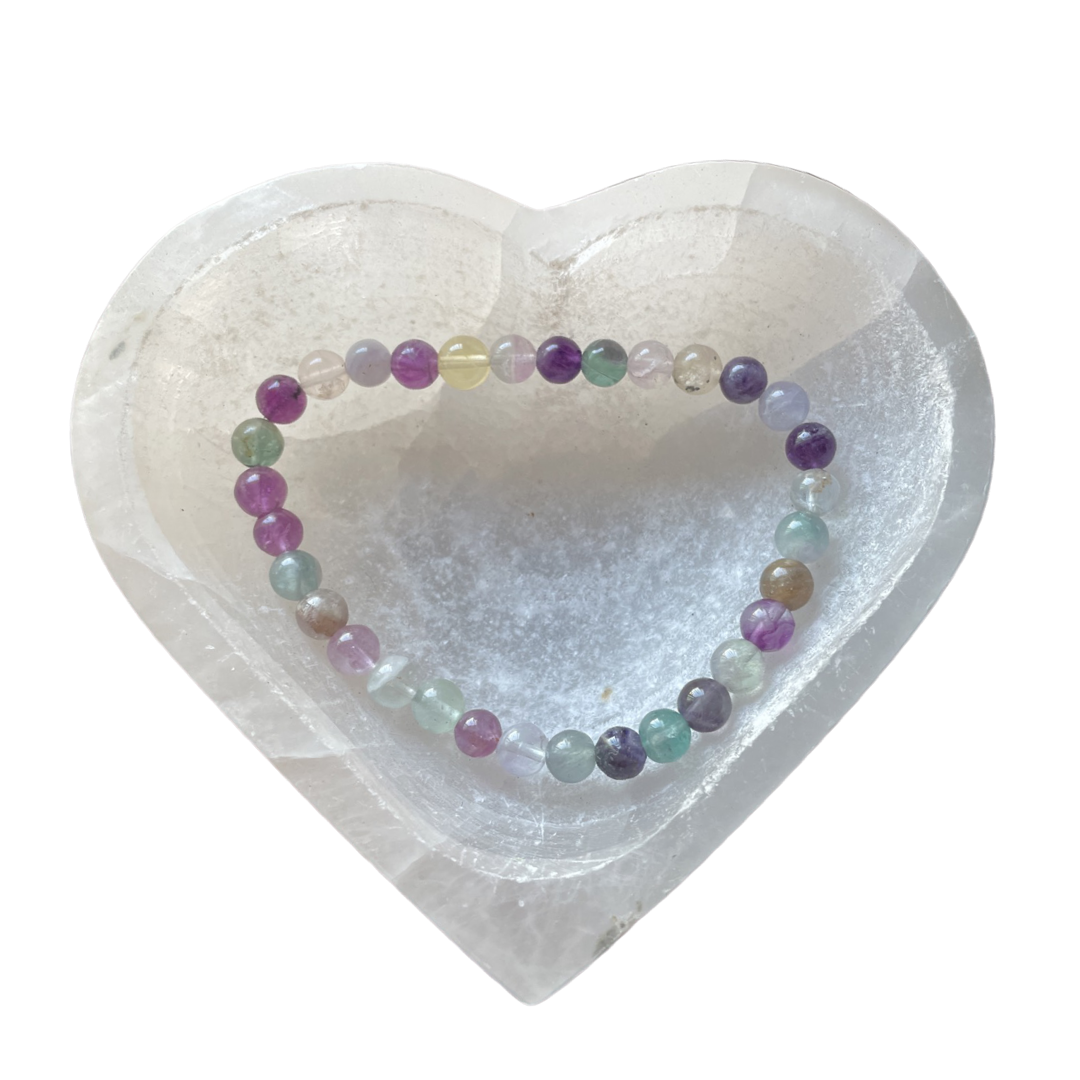 Fluorite Bead Bracelet