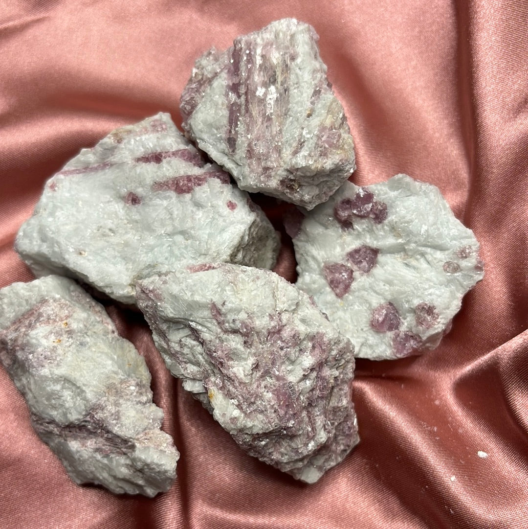 Pink Tourmaline Rough Stone