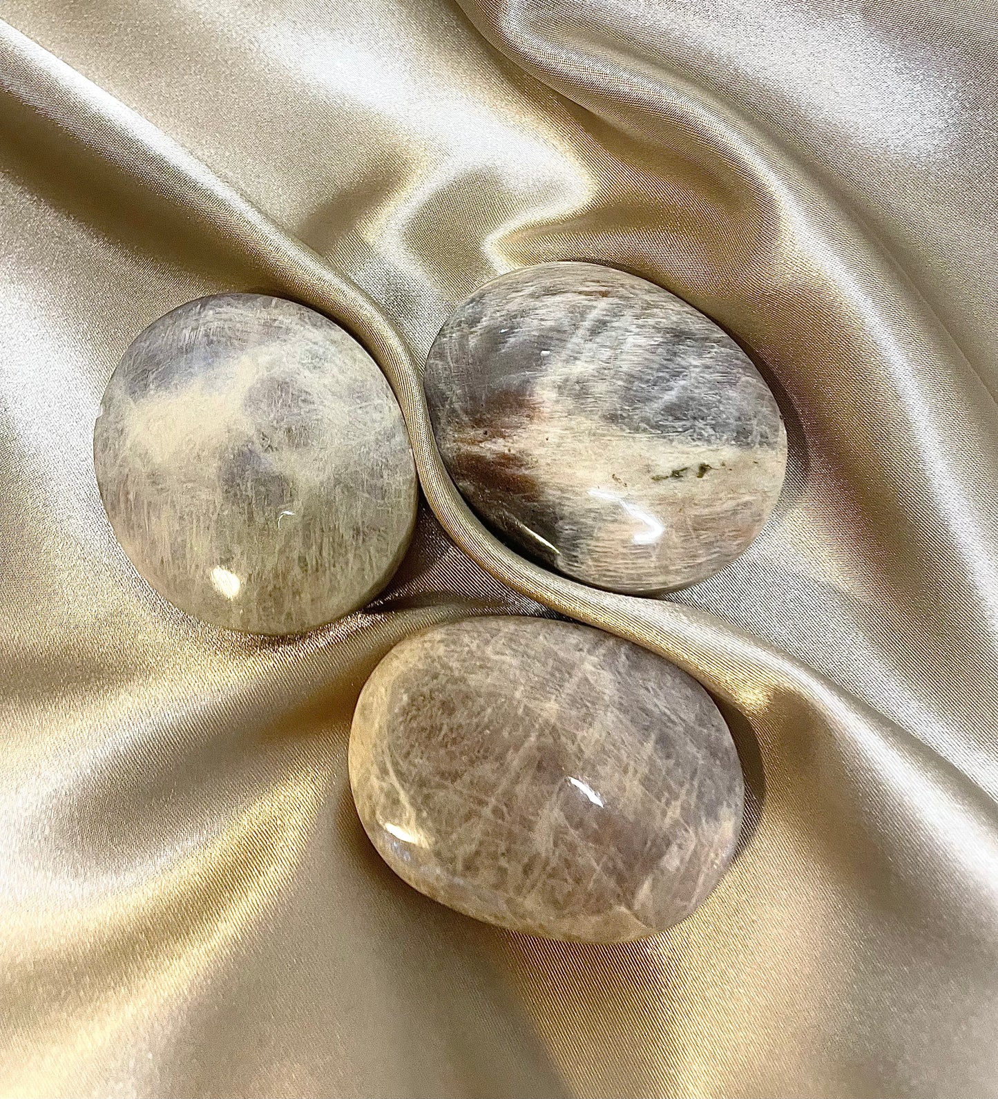 Black Moonstone Palmstone