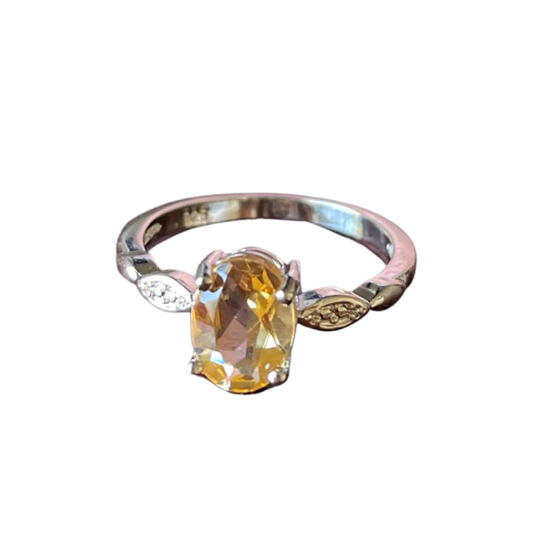 Natural Citrine Ring