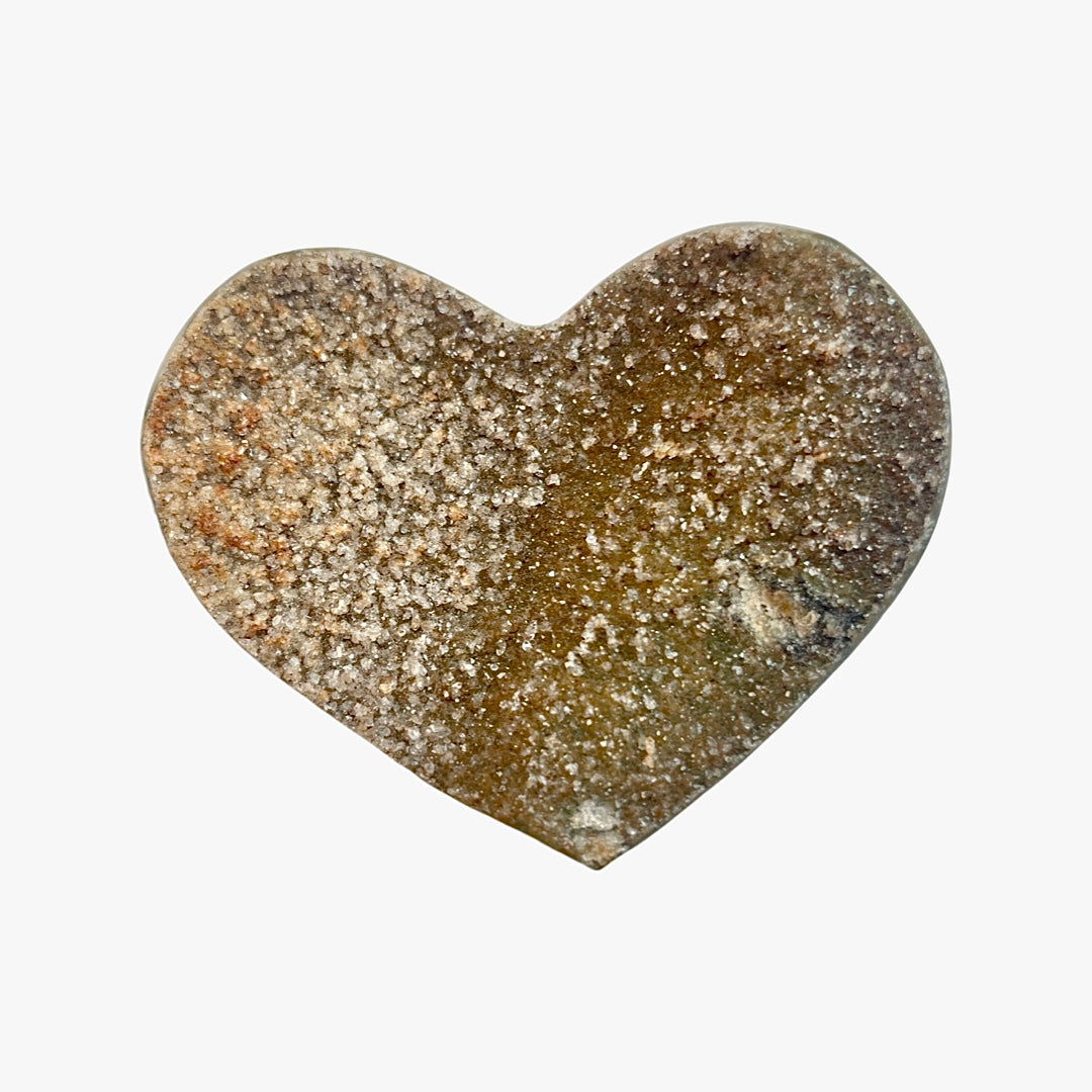 Agate Druzy Heart