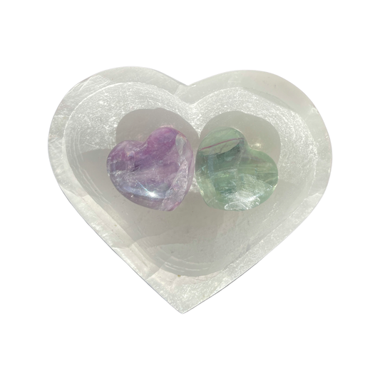 Fluorite Heart