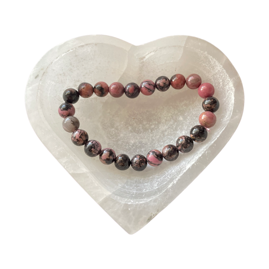 Rhodonite Bead Bracelet