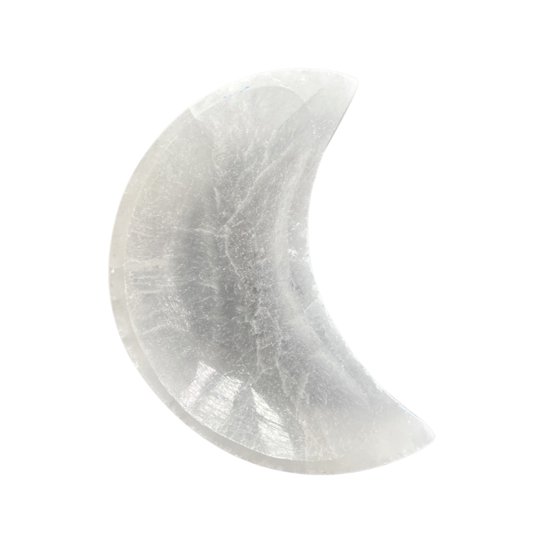 Selenite Crescent Bowl