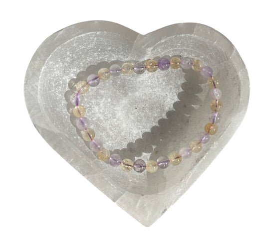 Ametrine Bead Bracelet