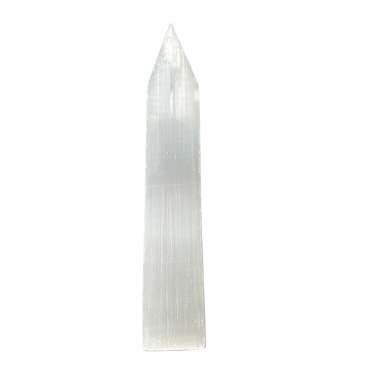 Selenite Flat Point