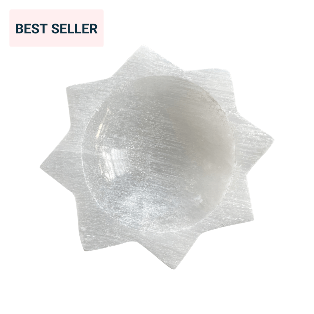 Selenite Sun Bowl