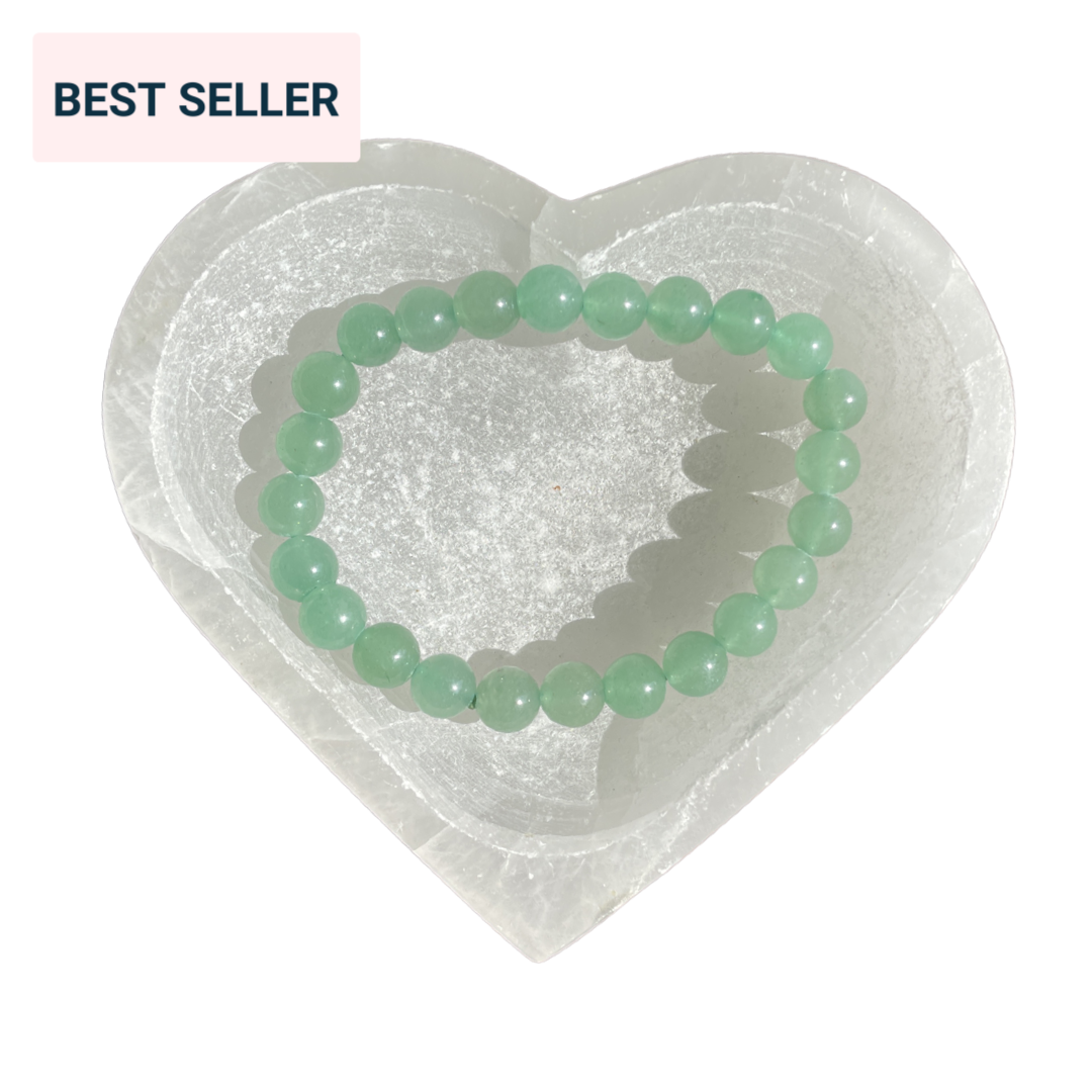 Green Aventurine Bead Bracelet