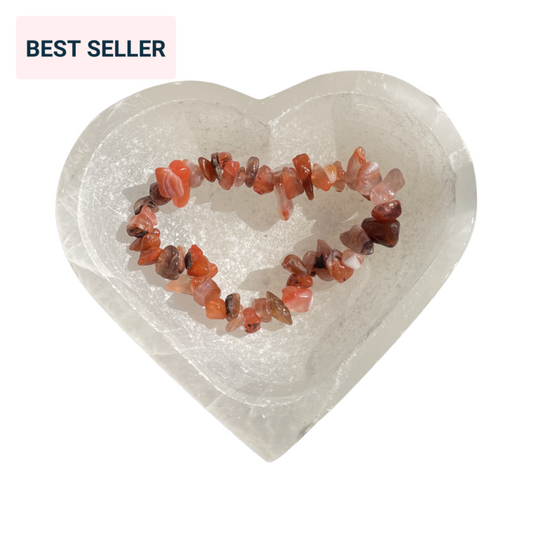 Carnelian Chip Bracelet